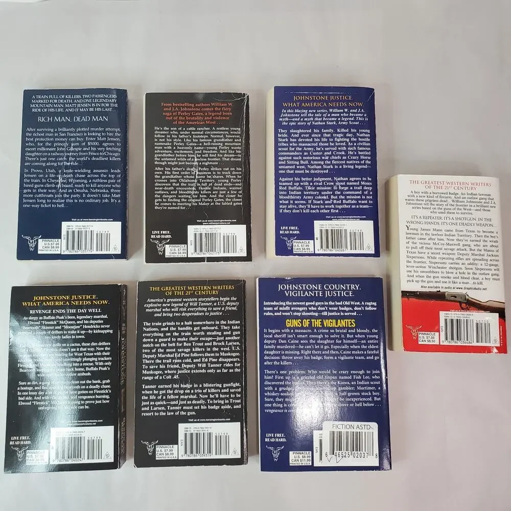 William W. Johnstone heavy books discoloration
